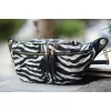 ΓΥΝΑΙΚΕΙΟ BUM BAG ΤΣΑΝΤΑΚΙ ΔΕΡΜΑΤΙΝΗ MOHICANS G159 ΖΕΒΡΑ ΜΑΥΡΟ