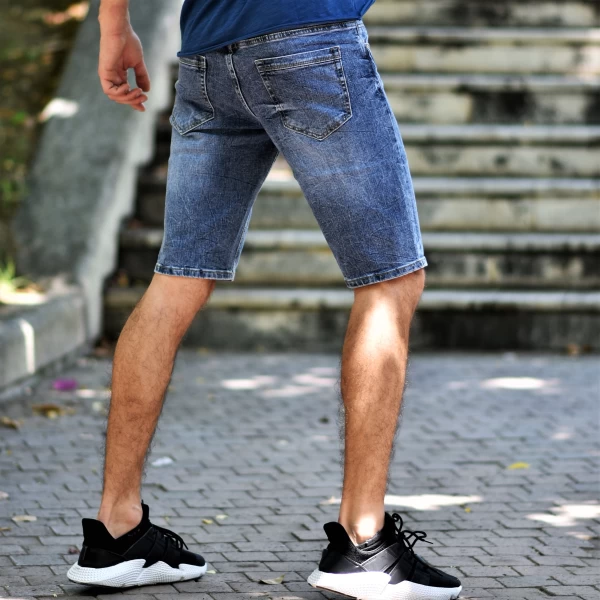 ΑΝΔΡΙΚΗ ΒΕΡΜΟΥΔΑ JEANS MOHICANS JP046 BLUE 