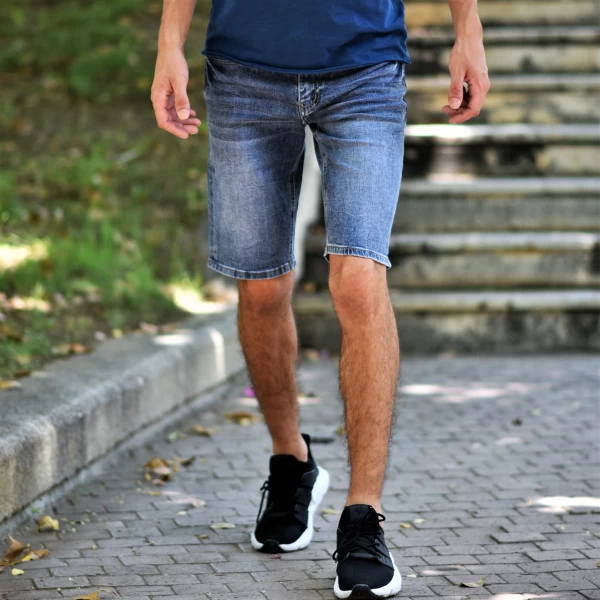ΑΝΔΡΙΚΗ ΒΕΡΜΟΥΔΑ JEANS MOHICANS JP046 BLUE 