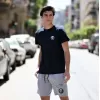 ΑΝΔΡΙΚΗ ΜΠΛΟΥΖΑ T-SHIRT ΛΑΙΜΟΣ ΛΟΓΟΤΥΠΟ MOHICANS MCNS07.ΜΠΛΕ