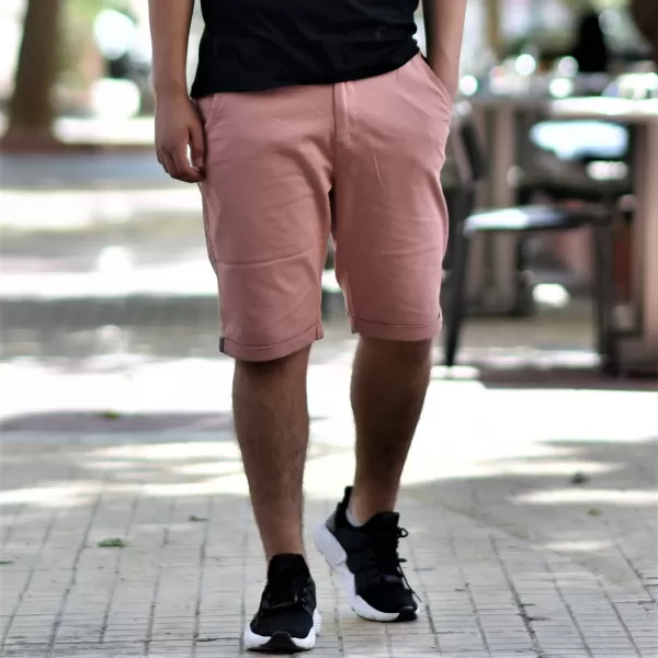 ΑΝΔΡΙΚΗ ΒΕΡΜΟΥΔΑ CHINOS MOHICANS NFS800.ΡΟΖ