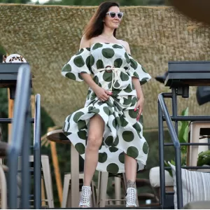 ΓΥΝΑΙΚΕΙΟ ΦΟΡΕΜΑ ΜΑΚΡΥ ΕΞΩ ΩΜΟ BOHO MOHICANS T2201.ΛΕΥΚΟ