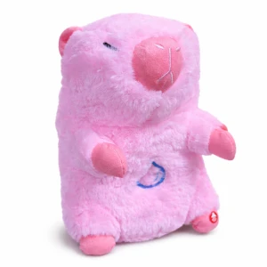 Λούτρινο Καπιμπάρα που αναπνέει και μουσική 35cm 1440-50937-2 Ροζ