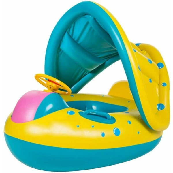 Σωσίβιο Swimtrainer με Σκίαστρο Βαρκάκι κίτρινο