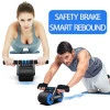 Tank Wheel Ρόδα Κοιλιακών με Αντιολισθητικές Λαβές  94461 Μαύρο-Μπλε