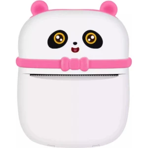 Clever Pocket Printer – Mini ασπρόμαυρος φορητός εκτυπωτής MINIP-01 Ροζ