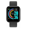 SMARTWATCH  BRACELET ΠΑΛΜΟΓΡΑΦΟΣ Y68 ΜΑΥΡΟ