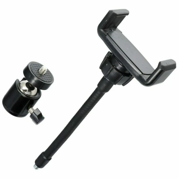 Ring Light 12" 30cm 2500-4500K με Τρίποδο Δαπέδου 67cm-160cm και Βάση για Κινητό YQ-320B Μαύρο