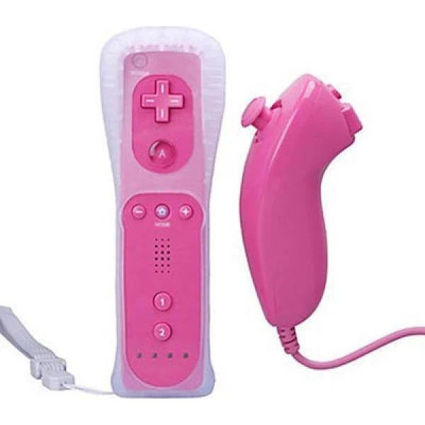 Remote Plus & Nunchuck Pack Ασύρματο Gamepad για Wii Z-898 Ροζ Remote Plus & Nunchuck Pack Ασύρματο Gamepad για Wii Z-898 Ροζ