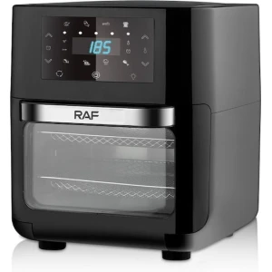 Air Fryer Φούρνος 1700W 12lt 32X32X38cm Raf R.5293 Μαύρο