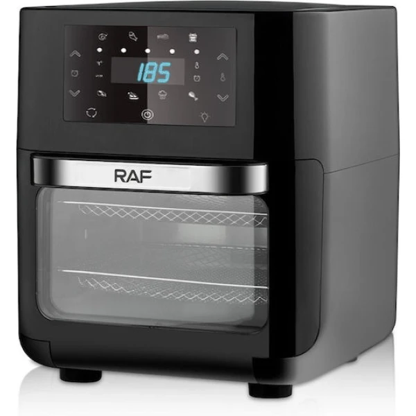 Air Fryer Φούρνος 1700W 12lt 32X32X38cm Raf R.5293 Μαύρο