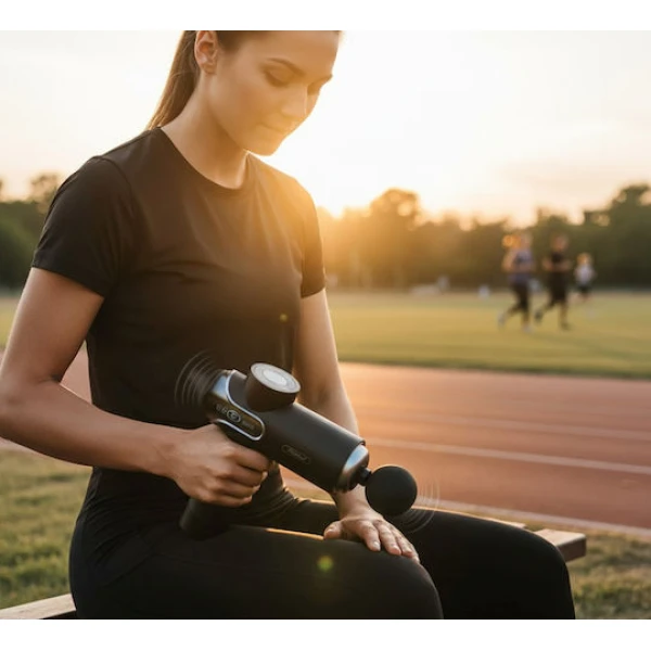 Andowl Πιστόλι Μασάζ για το Κεφάλι, την Πλάτη, τα Πόδια & το Σώμα με Δόνηση Q-JM870 Μαύρο