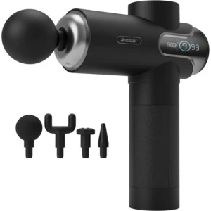 Andowl Πιστόλι Μασάζ για το Κεφάλι, την Πλάτη, τα Πόδια & το Σώμα με Δόνηση Q-JM870 Μαύρο