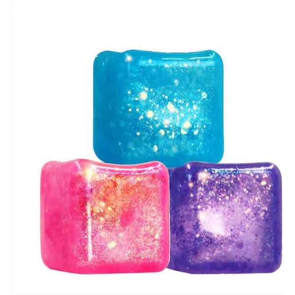 Παιχνίδι Glitter 6 Χρώματα 1 Τμχ Squishy Αφρώδες 6204-1