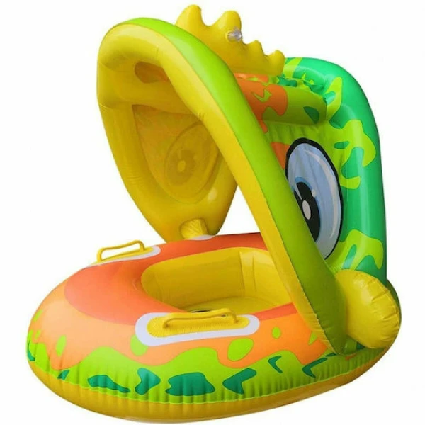 Βρεφικό Σωσίβιο Swimtrainer 70cm με Σκίαστρο Δεινόσαυρος SAINTEVE-70
