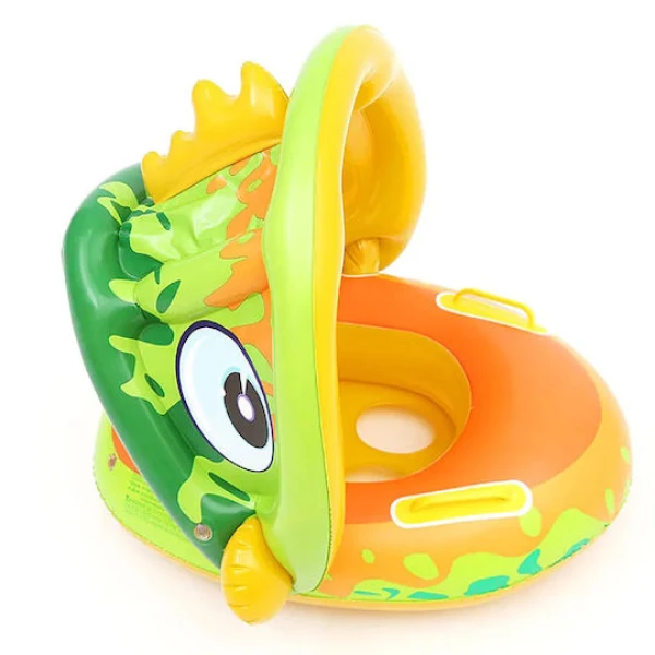 Βρεφικό Σωσίβιο Swimtrainer 70cm με Σκίαστρο Δεινόσαυρος SAINTEVE-70