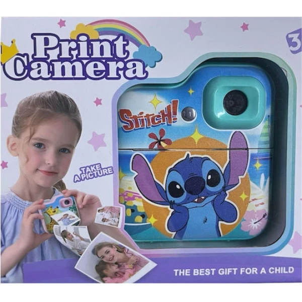 Stitch Compact Φωτογραφική Μηχανή με Θερμική Εκτύπωση 60666-1 Μπλε