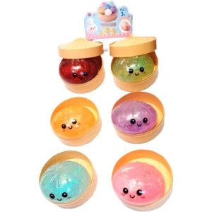 Taba World Glitter Dumpling Squishy Πολύχρωμο (Διάφορα Σχέδια) 1τμχ  2603-159