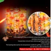 XKGJ BBQ Επιτραπέζια Κάθετη Σούβλα 1100W με Καπάκι 31cmx21cm TK-12D Μπλε