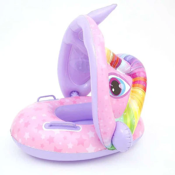Sainteve Σωσίβιο Swimtrainer 70cm με Σκίαστρο Μωβ Μονόκερως SA15005GKG50PR