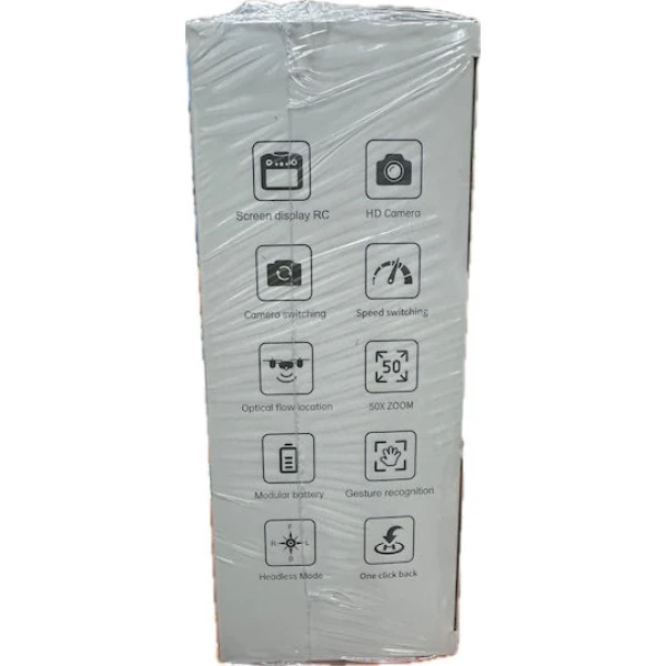 GK Drone with camera, dual controller & display – 2.4GHz XF609 Μαύρο