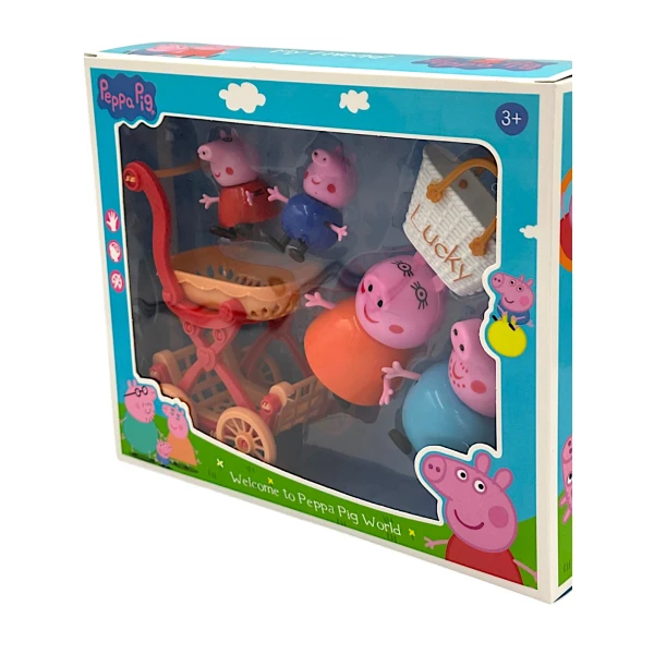 Παιχνίδι Μινιατούρα Peppa Pig Family βέσπα για 3+ Ετών 552-6