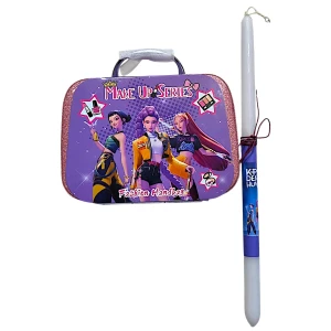 Λαμπάδα Παιδικό Σετ Ομορφιάς Make Up Series Fashion Handbag Ροζ L26-51400-2