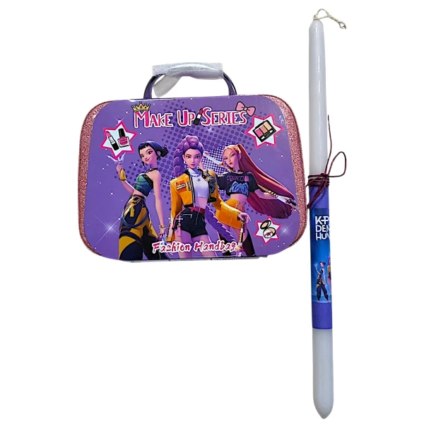 Λαμπάδα Παιδικό Σετ Ομορφιάς Make Up Series Fashion Handbag Ροζ L26-51400-2