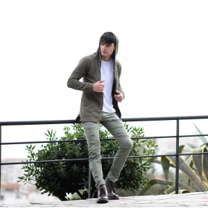 ΑΝΔΡΙΚΗ ΦΟΥΤΕΡ ΖΑΚΕΤΑ ΜΑΚΡΙΑ ΜOHICANS 101 ΧΑΚΙ