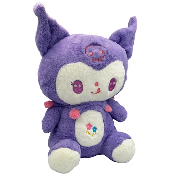 Λούτρινο Sanrio Kuromi Hello Kitty 50cm 1440-24103 Μωβ