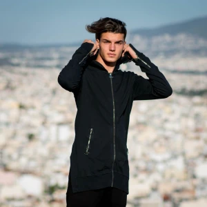 ΑΝΔΡΙΚΗ ΖΑΚΕΤΑ ΦΟΥΤΕΡ ΦΕΡΜΟΥΑΡ ΜΑΚΡΙΑ MOHICANS 2002 ΜΑΥΡΟ