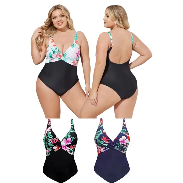 ΜΑΓΙΟ ΟΛΟΣΩΜΟ PLUS SIZE MOHICANS LS-2221 ΜΑΥΡΟ ΑΣΠΡΟ