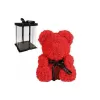 ΑΡΚΟΥΔΑΚΙ ΑΠΟ ΤΡΙΑΝΤΑΦΥΛΛΑ LOVE BEAR 25CM.ΚΟΚΚΙΝΟ