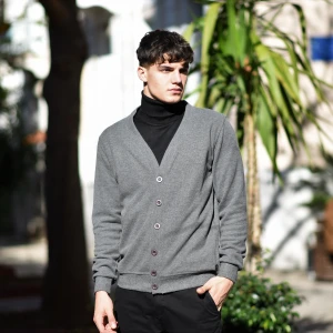 ΑΝΔΡΙΚΗ ΖΑΚΕΤΑ ΚΟΥΜΠΙ ΚΛΑΣΙΚΗ MOHICANS 312 ΓΚΡΙ 