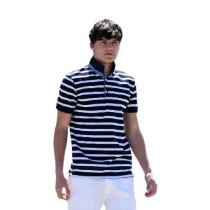 ΑΝΔΡΙΚΟ POLO SHIRT ΜΑΡΙΝΑ MOHICANS 437.ΜΠΛΕ
