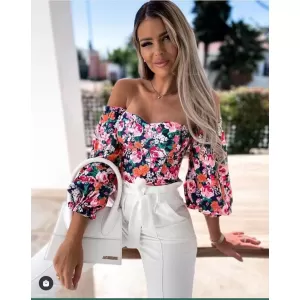 ΓΥΝΑΙΚΕΙΟ ΤΟΠ ΕΞΩΜΟ ΛΟΥΛΟΥΔΑΤΟ CROP TOP MOHICANS 5576.ΜΑΥΡΟ