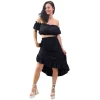 ΓΥΝΑΙΚΕΙΟ ΣΕΤ ΦΟΥΣΤΑ MAXI & CROP ΤΟΠ 6520.ΜΑΥΡΟ