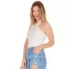 ΓΥΝΑΙΚΕΙΟ ΑΜΑΝΙΚΟ CROP TOP MOHICANS 8330.ΛΕΥΚΟ