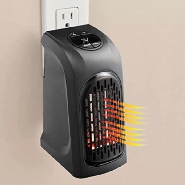 Mini Handy Heater Αερόθερμο Τοίχου 400W GV-909 Μαύρο