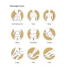 Songen Massage Shawl Συσκευή Μασάζ Shiatsu για τον Αυχένα με Υπέρυθρη Θερμότητα HC6003  Μπεζ