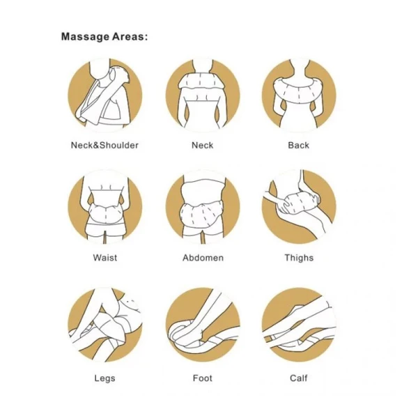 Songen Massage Shawl Συσκευή Μασάζ Shiatsu για τον Αυχένα με Υπέρυθρη Θερμότητα HC6003  Μπεζ