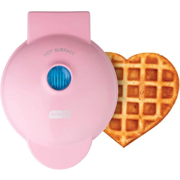 Βαφλιέρα σε Σχήμα Καρδούλα Love 1500W Jamaky HYH-133 Ροζ