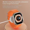 Smartwatch Qian I20 Ultra Max 2,3" 49 χιλιοστών + Bluetooth HandsFree  Δώρο + τζαμάκι προστατευτικό Ασύρματη φόρτιση Αδιάβροχο 10 +1 σετ ανδρικό γυναικείο  Ασημί
