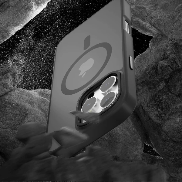 Για iPhone 16 Pro Max Θήκη Συμβατή με MagSafe ημιδιαφανές πίσω κάλυμμα τηλεφώνου TPU+PC IP16 Πράσινο