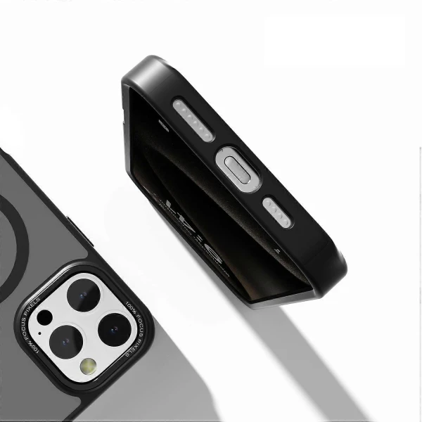 Για iPhone 16 Pro Max Θήκη Συμβατή με MagSafe ημιδιαφανές πίσω κάλυμμα τηλεφώνου TPU+PC IP16 Πράσινο