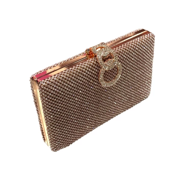 Γυναικεία τσάντα Φάκελος clutch JKL-11 Μπρονζέ