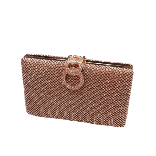 Γυναικεία τσάντα Φάκελος clutch JKL-11 Μπρονζέ