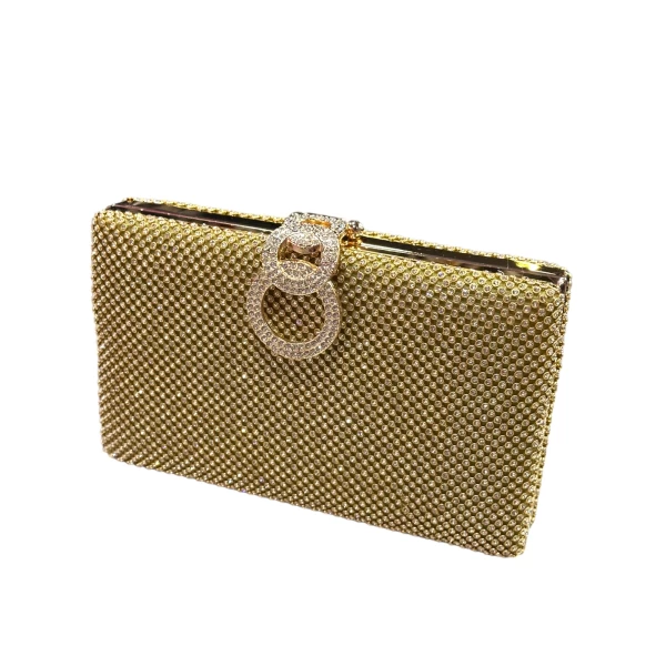 Γυναικεία τσάντα Φάκελος clutch JKL-11 Χρυσός