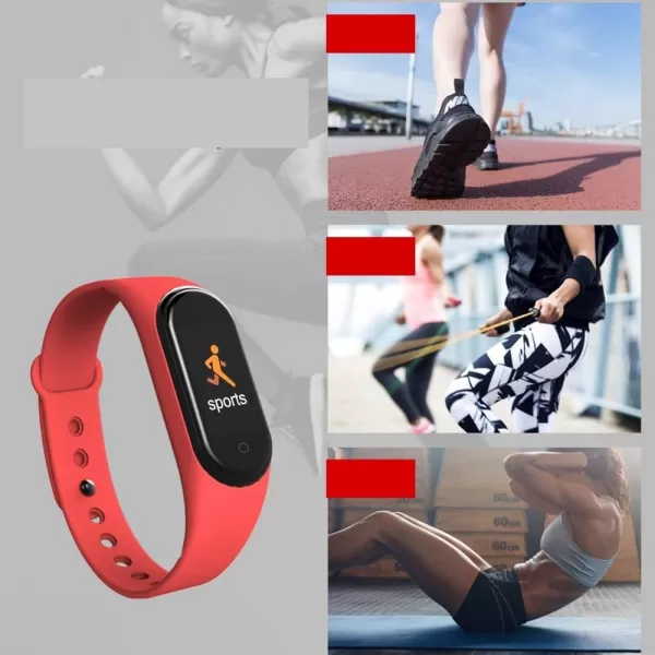 SMART BRACELET M4 BLUETOOTH M4.ΚΟΚΚΙΝΟ