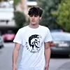 ΑΝΔΡΙΚΗ ΜΠΛΟΥΖΑ T-SHIRT ΛΑΙΜΟΣ ΣΤΑΜΠΑ MOHICANS MCNS06.ΛΕΥΚΟ